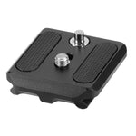 QS-55P Quick Shoe: Arca-Compatible Quick-Release Plate with Safety Pin