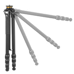 VEO 5 264AB-160S Aluminum Tripod w/ Dual-Axis Head for Cameras & Smartphones