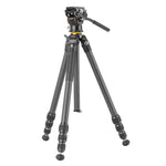 VEO 5 264CV-14 Carbon Tripod with Counterbalancing Video Head for Cameras, Optics & Smartphones