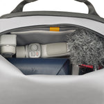 Vanguard VEO Lite B30L Camera & Everyday Backpack (Cream) – Fits Full-Frame Camera with 70–200mm Attached + 4 Lenses, 16