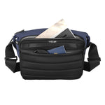 Vanguard VEO Lite S7L Camera & Everyday Shoulder Bag (Navy) – Fits Mirrorless Camera + Multiple Lenses, Tablet Storage, Removable Dividers, Easy-Clean Water-Resistant Design