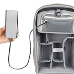 Vanguard VEO Metro 30L Camera & Everyday Backpack (Cream) – Fits 70–200mm Attached, 17