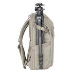 Vanguard VEO Metro 30L Camera & Everyday Backpack (Cream) – Fits 70–200mm Attached, 17