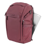 Vanguard VEO Metro 30L Camera & Everyday Backpack (Magenta) – Fits 70–200mm Attached, 17