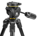 Vanguard Vesta 233APU Aluminum Tripod Kit w/ Pan Head and U-Yoke Shooting Rest