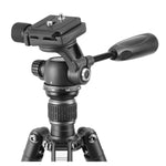 Vesta GO 204CP Carbon Fiber Travel Tripod w/ Pan Head