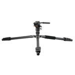 Vesta GO 234 AV10 Aluminum Travel Tripod w/ Counterbalancing Video Head