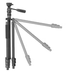 Vesta GO 264 AP Aluminum Travel Tripod w/ Pan Head