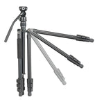 Vesta GO 264 AV12 Aluminum Travel Tripod w/ Counterbalancing Video Head